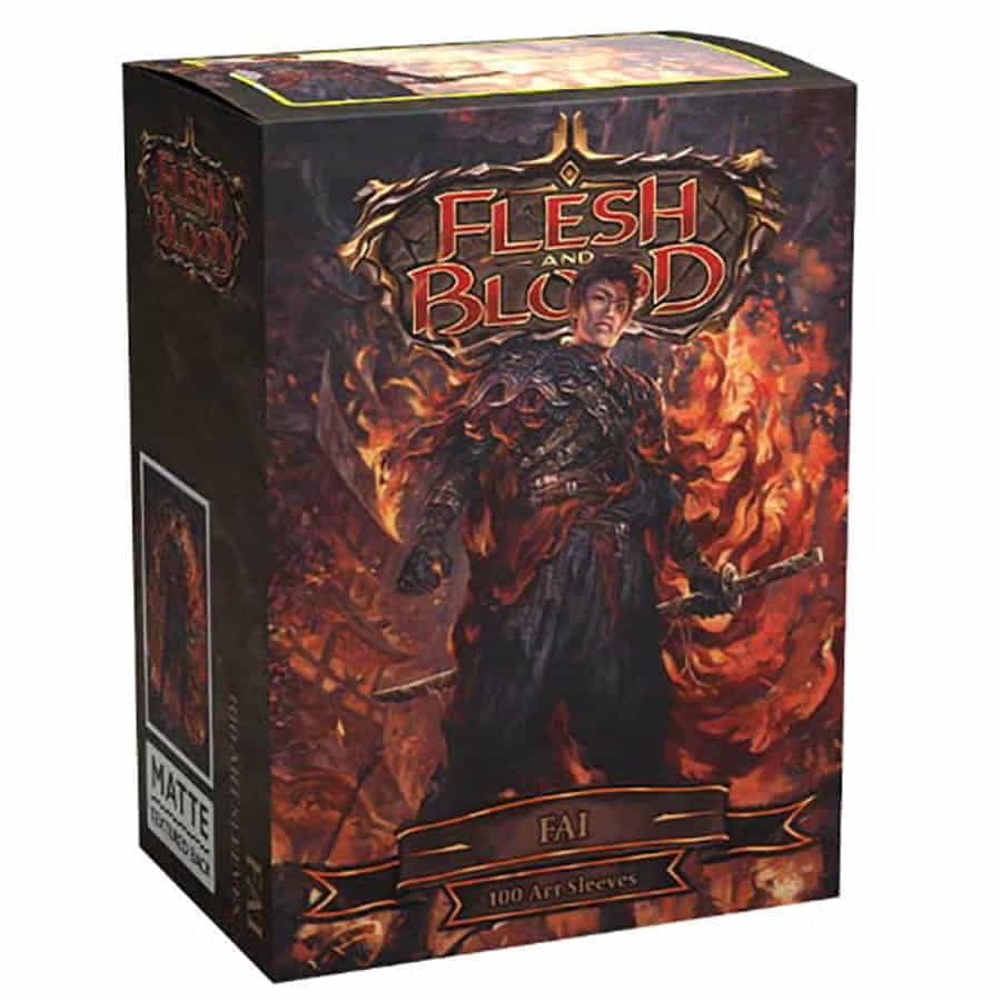Dragon Shield 100ct Standard Size Art Sleeves Flesh & Blood Fai (16051) Supplies Arcane Tinmen   