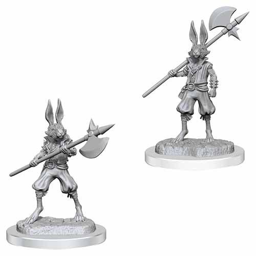 D&D Nolzur's Marvelous Unpainted Miniatures Harengon Brigands (90440) Miniatures WizKids   