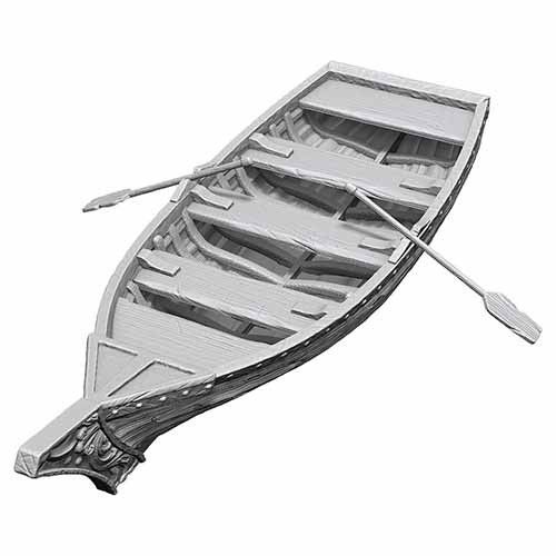 D&D Nolzur's Marvelous Unpainted Miniatures Rowboat & Oars (90503) Miniatures WizKids   
