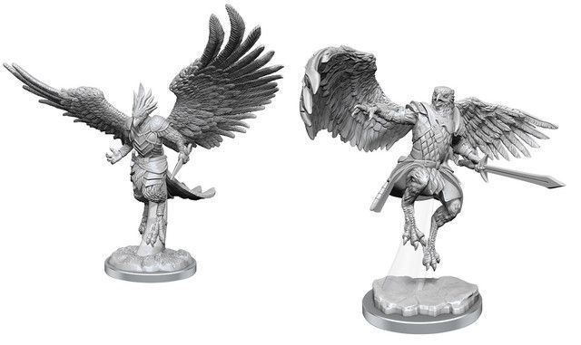 D&D Nolzur's Marvelous Unpainted Miniatures Aarakocra Paladins (90521) Miniatures WizKids   