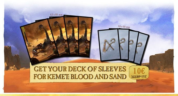Kemet Blood & Sand Sleeves  Asmodee   