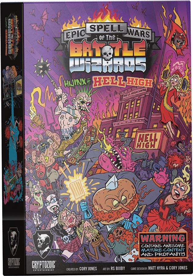 Epic Spell Wars of the Battle Wizards: Hijinx at Hell High Board Games Cryptozoic Entertainment   