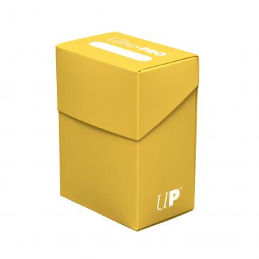 Ultra Pro Solid Deck Box Yellow (82476) Supplies Ultra Pro   