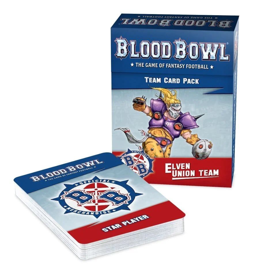 Blood Bowl Elven Union Team Card Pack Miniatures Games Workshop   