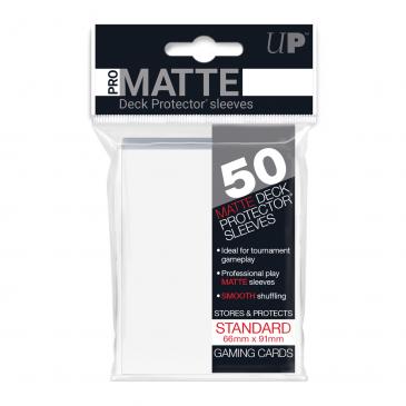 Ultra Pro Standard Card Game Sleeves 50ct Pro-Matte White (82651) Home page Ultra Pro   