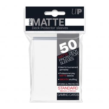 ultra pro card sleeves white Pro Matte White Deck Protector Sleeves