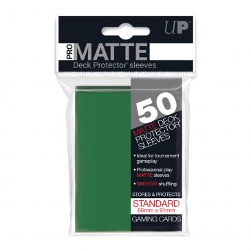 Ultra Pro Standard Card Game Sleeves 50ct Pro-Matte Green (82652) Supplies Ultra Pro   