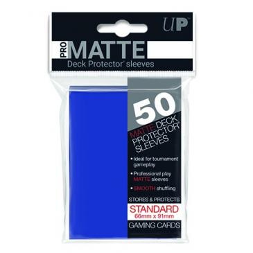ultra pro card sleeves review Ultra Pro 50 Matte Blue Deck Protector Sleeves