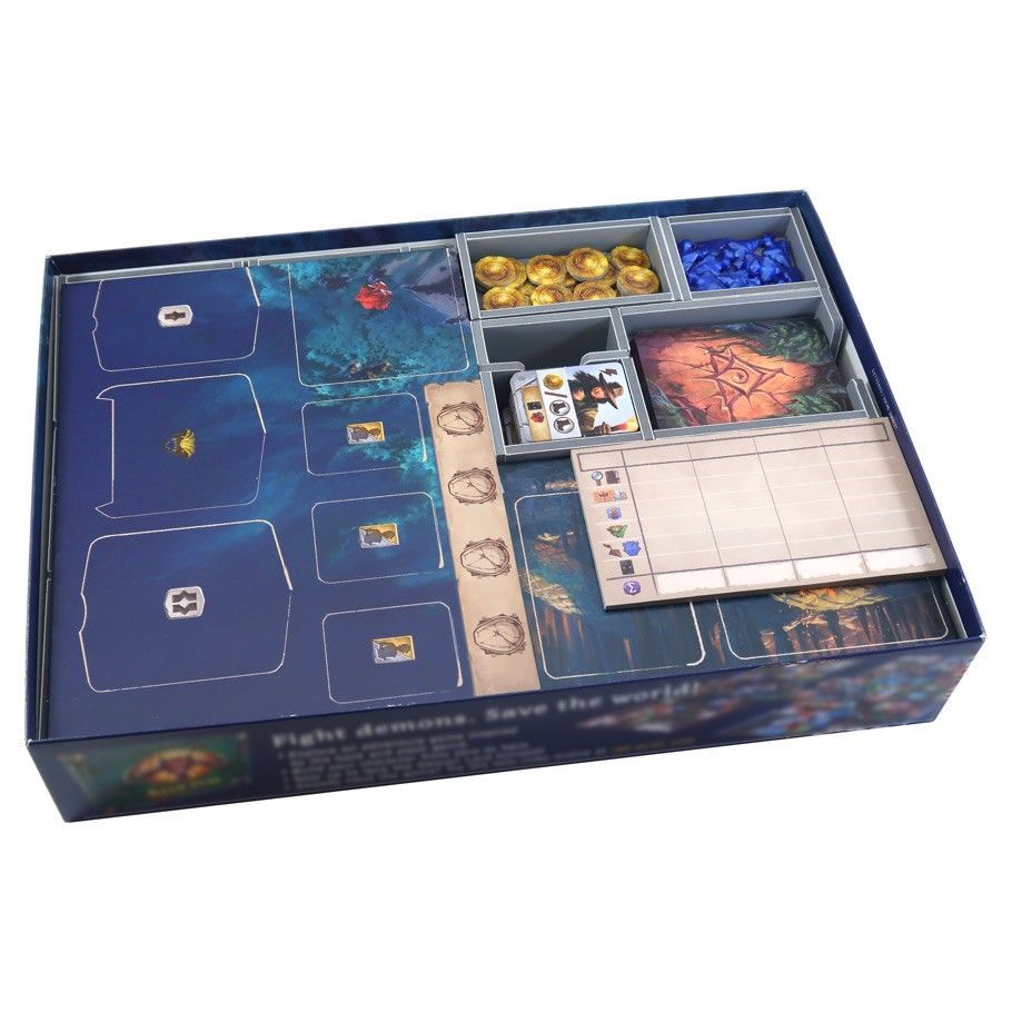 Box Insert: Lost Ruins of Arnak: Expedition Leaders add-on Board Game Organization Folded Space   