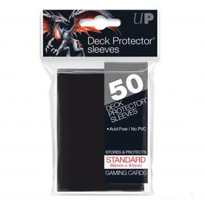 Ultra Pro Standard Card Game Sleeves 50ct Black (82669) Home page Other   