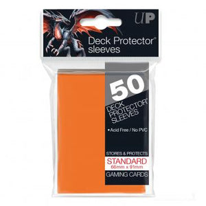 Ultra Pro Standard Card Game Sleeves 50ct Orange (82673) Supplies Ultra Pro   
