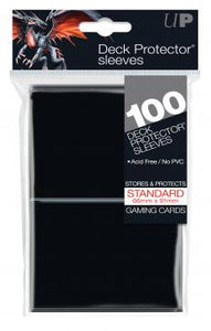 Ultra Pro Standard Card Game Sleeves 100ct Black (82691) Supplies Ultra Pro   