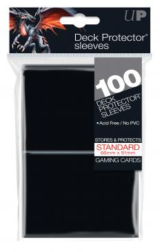 Ultra Pro Standard Card Game Sleeves 100ct Black (82691) Supplies Ultra Pro   