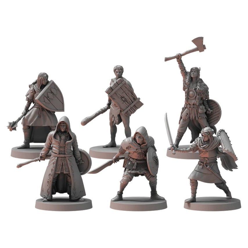 Dark Souls Mini: Unkindled Heroes Pack 2 Miniatures Steamforged Games