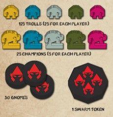 Fall of the Mountain King Wood Bits Board Games Common Ground Games