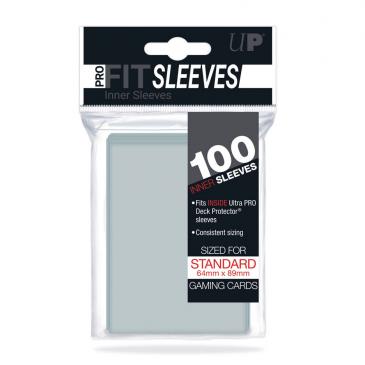Ultra Pro Standard PRO-Fit Card Game Sleeves 100ct Clear (82712) Supplies Ultra Pro   