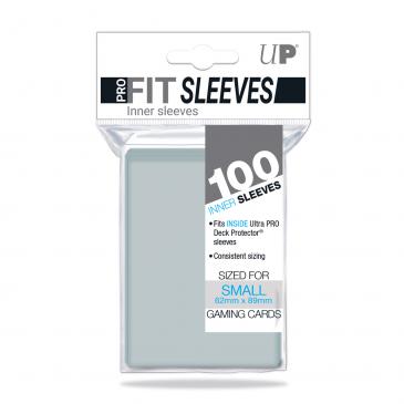 Ultra Pro Small PRO-Fit Card Game Sleeves 100ct Clear (82713) Supplies Ultra Pro   