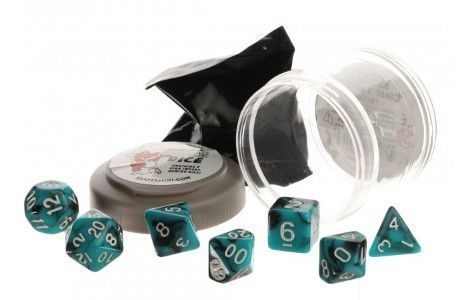 Pizza Dice: Dual Teal/Black  Common Ground Games   