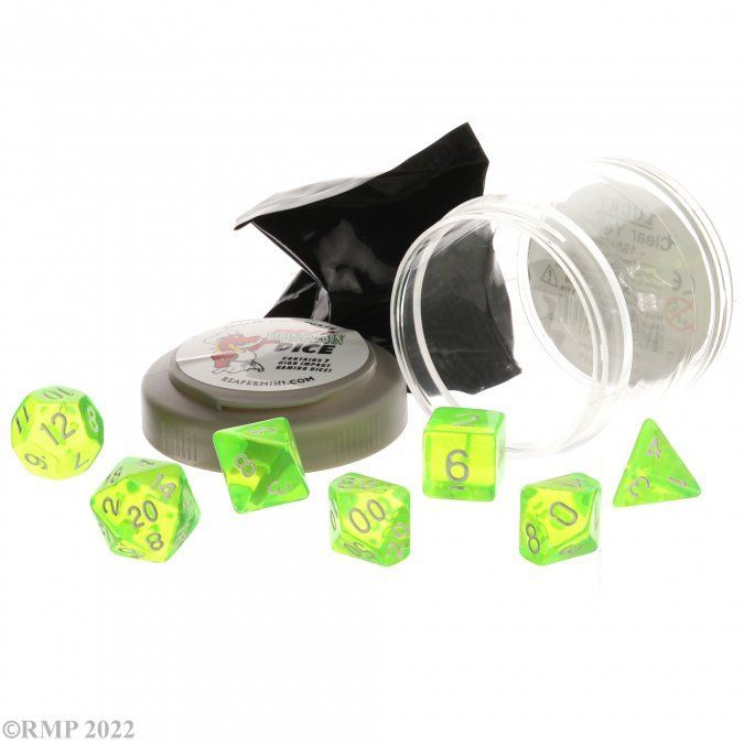 Pizza Dice: Lucky Clear Neon Gr  Common Ground Games   