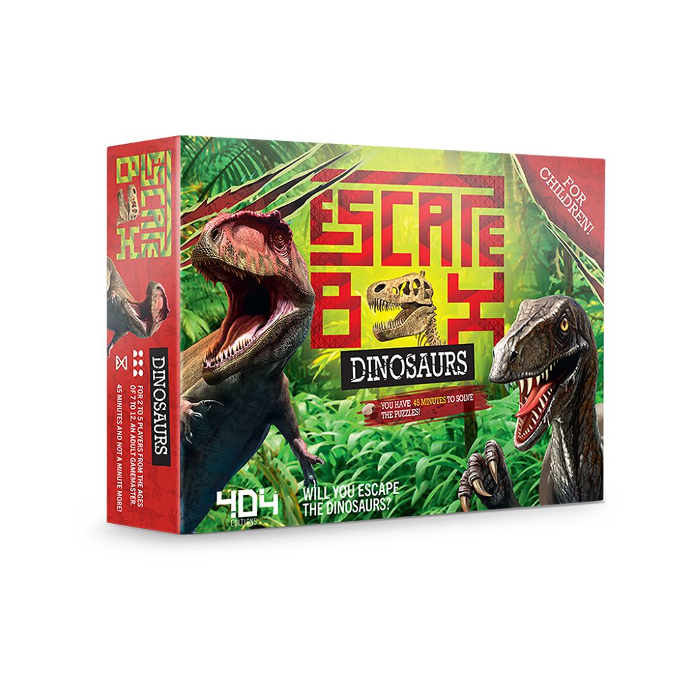 Escape Box Dinosaurs Board Games Asmodee