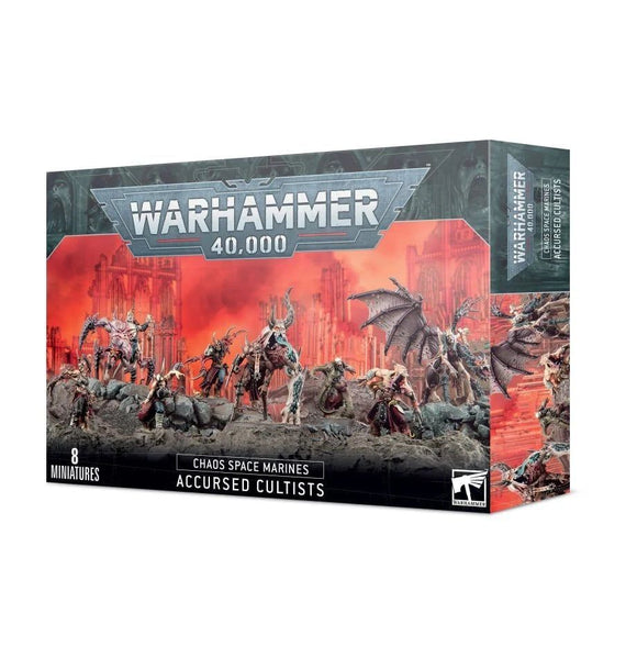 Warhammer 40K Chaos Space Marines: Accursed Cultists  Games Workshop   