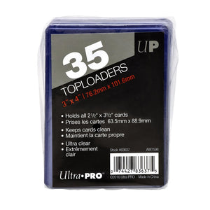 Ultra Pro 3" x 4" Top Loaders 35ct Supplies Ultra Pro   