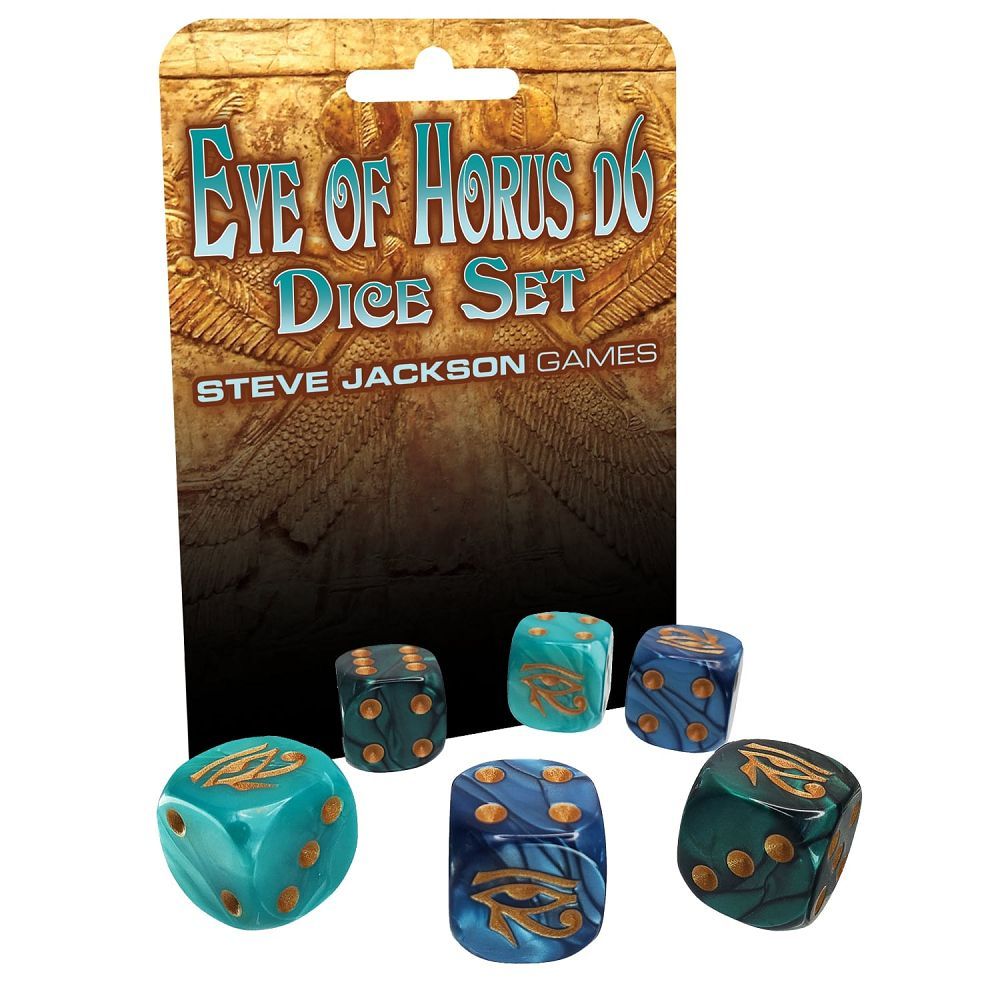 Eye of Horus D6 Dice Set  Steve Jackson Games   
