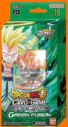 Dragon Ball Super TCG: Zenkai series: [SD19] Starter Deck:  Green Fusion Trading Card Games Bandai   