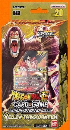 Dragon Ball Super TCG: Zenkai series: [SD20] Starter Deck: Yellow Transformation  Bandai   