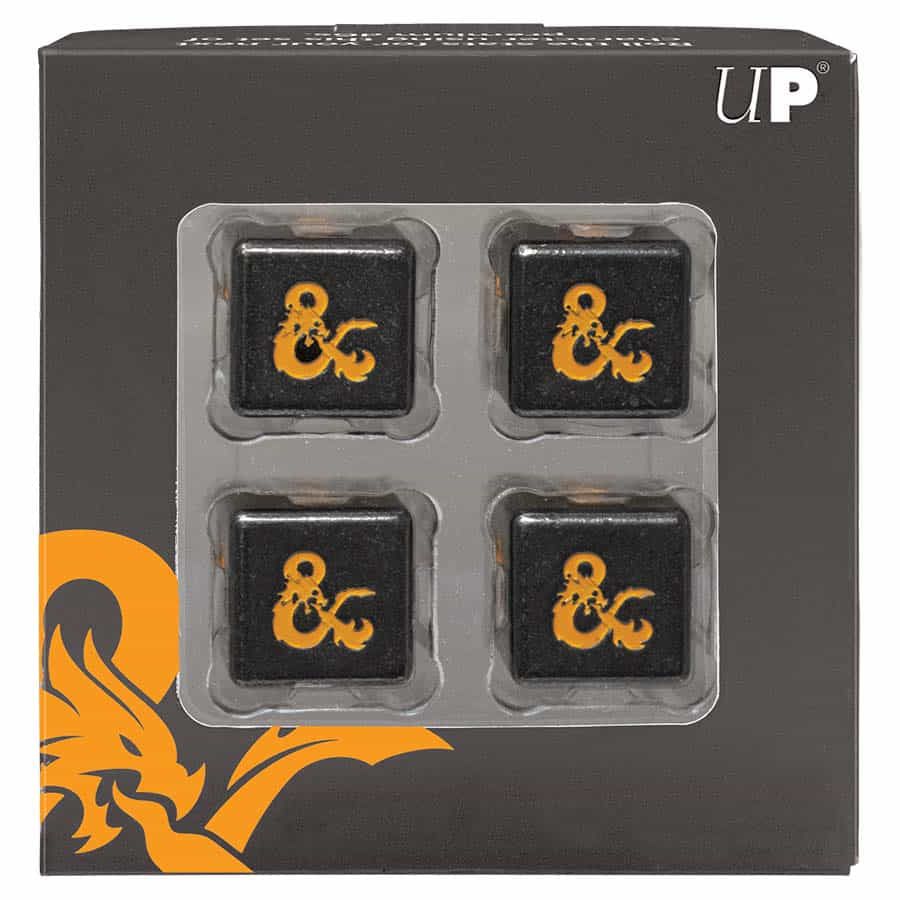 19410 D&D 4d6 Heavy Metal Dice Dice Ultra Pro   