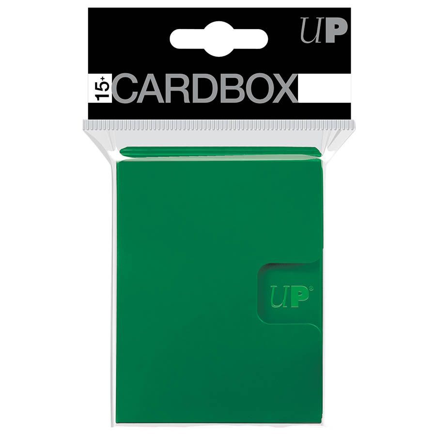 85497 3pk Green 15+ Card Box Supplies Ultra Pro   