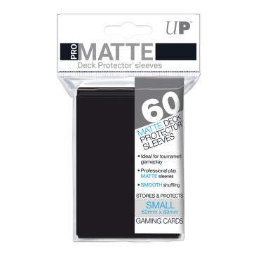Ultra Pro Small Card Game Sleeves 60ct Pro-Matte Black (84021) Home page Ultra Pro   