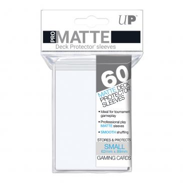 Ultra Pro Small Card Game Sleeves 60ct Pro-Matte White (84022) Supplies Ultra Pro   