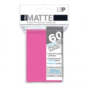 Ultra Pro Small Card Game Sleeves 60ct Pro-Matte Bright Pink (84148) Home page Ultra Pro   