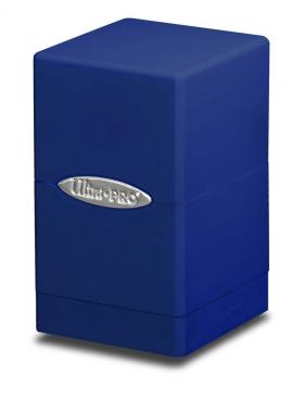 Ultra Pro Satin Tower Deck Box Blue (84175) Supplies Ultra Pro   
