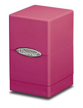 Ultra Pro Satin Tower Deck Box Bright Pink (84178) Supplies Ultra Pro   