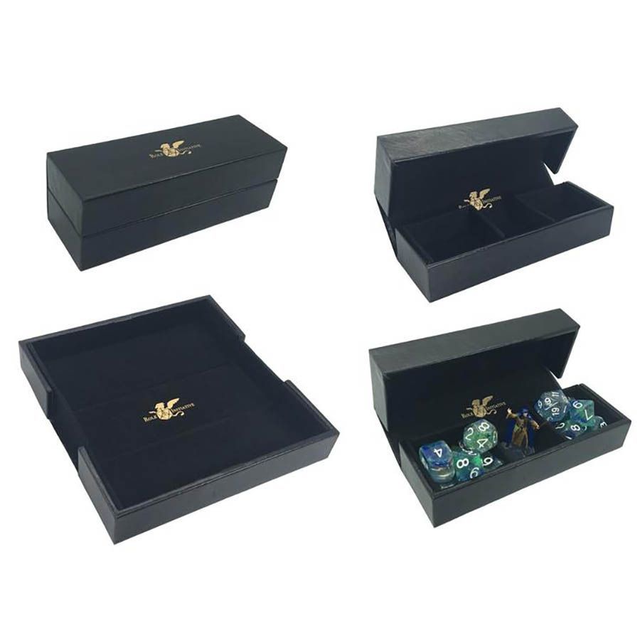 Faux Leather Dice Box/Tray Dice Role 4 Initiative