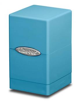 Ultra Pro Satin Tower Deck Box Light Blue (84180) Supplies Ultra Pro   