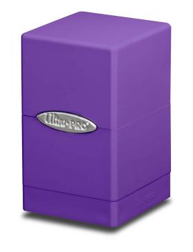 Ultra Pro Satin Tower Deck Box Purple (84181) Supplies Ultra Pro   