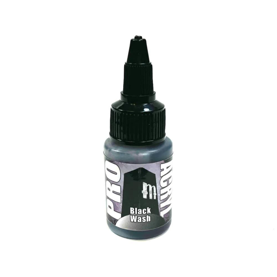 Pro Acryl Black Wash Paints Monument Hobbies   