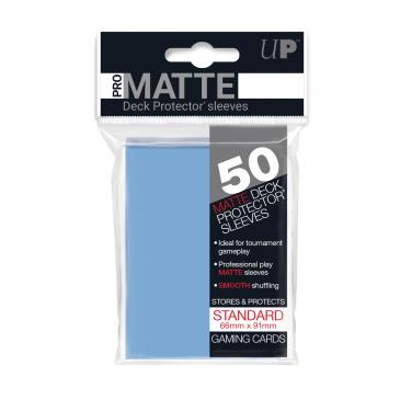 Ultra Pro Standard Card Game Sleeves 50ct Pro-Matte Light Blue (84188) Supplies Ultra Pro   