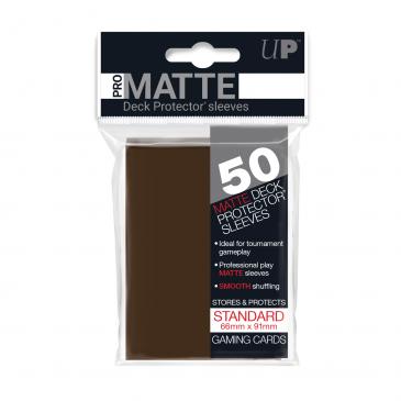 Ultra Pro Standard Card Game Sleeves 50ct Pro-Matte Brown (84189) Supplies Ultra Pro   