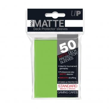 Ultra Pro Standard Card Game Sleeves 50ct Pro-Matte Lime Green (84190) Home page Ultra Pro   