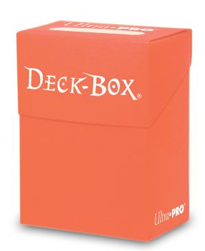 Ultra Pro Solid Deck Box Peach (84229) Supplies Ultra Pro   