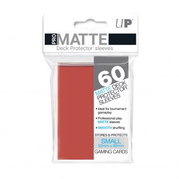 Ultra Pro Sleeves - 60 count - Pro Matte - Red - Small