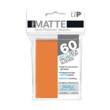 Ultra Pro Small Card Game Sleeves 60ct Pro-Matte Orange (84266) Supplies Ultra Pro   