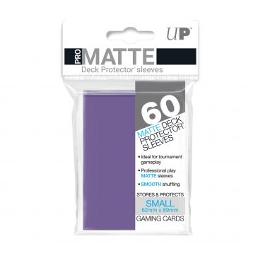 Ultra Pro Small Card Game Sleeves 60ct Pro-Matte Purple (84269) Home page Ultra Pro   