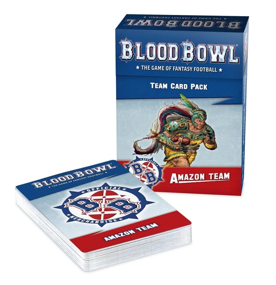 Blood Bowl Amazon Team Card Pack Miniatures Games Workshop   