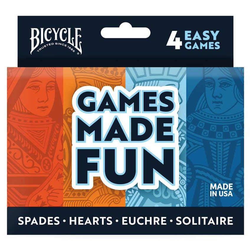Playing Cards 4-Game Pack Card Games U.S. Playing Card Co.