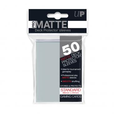Ultra Pro Standard Card Game Sleeves 50ct Pro-Matte Clear (84490) Supplies Ultra Pro   